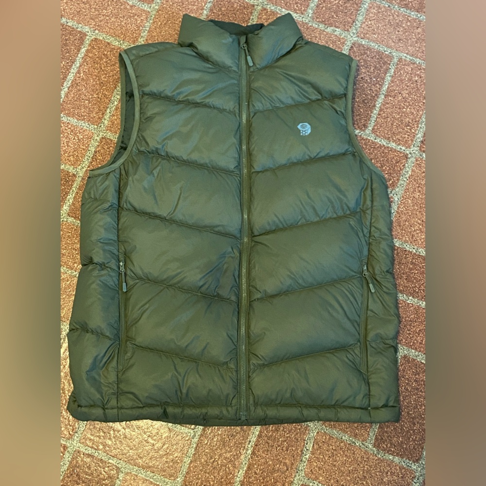 Mountain Hardwear Down Green Puffer Vest